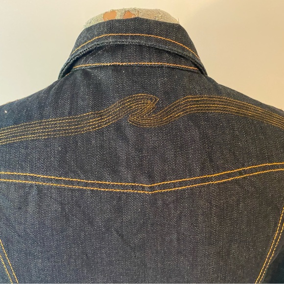 Nudie Raw Denim Conny Jacket. Excellent Condition-Men’s Small. Smart + Stylish! - Picture 2 of 6